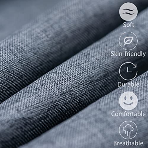 Bean Bag Chair Cover For Adults Kids (No Filler) Sturdy Zipper Beanbag Case, Washable Premium Soft Cotton Linen，Lazy Sofa Lounger Sack Bean Bag Storage For Classroom #TOP1