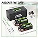 OVONIC 3S Short LiPo Battery 11.1V 2200mAh 120C with Dean-Style T Plug for RC Car RC Truck Airplane Helicopter Boat Car Racing RC Hobby [2 Packs][77