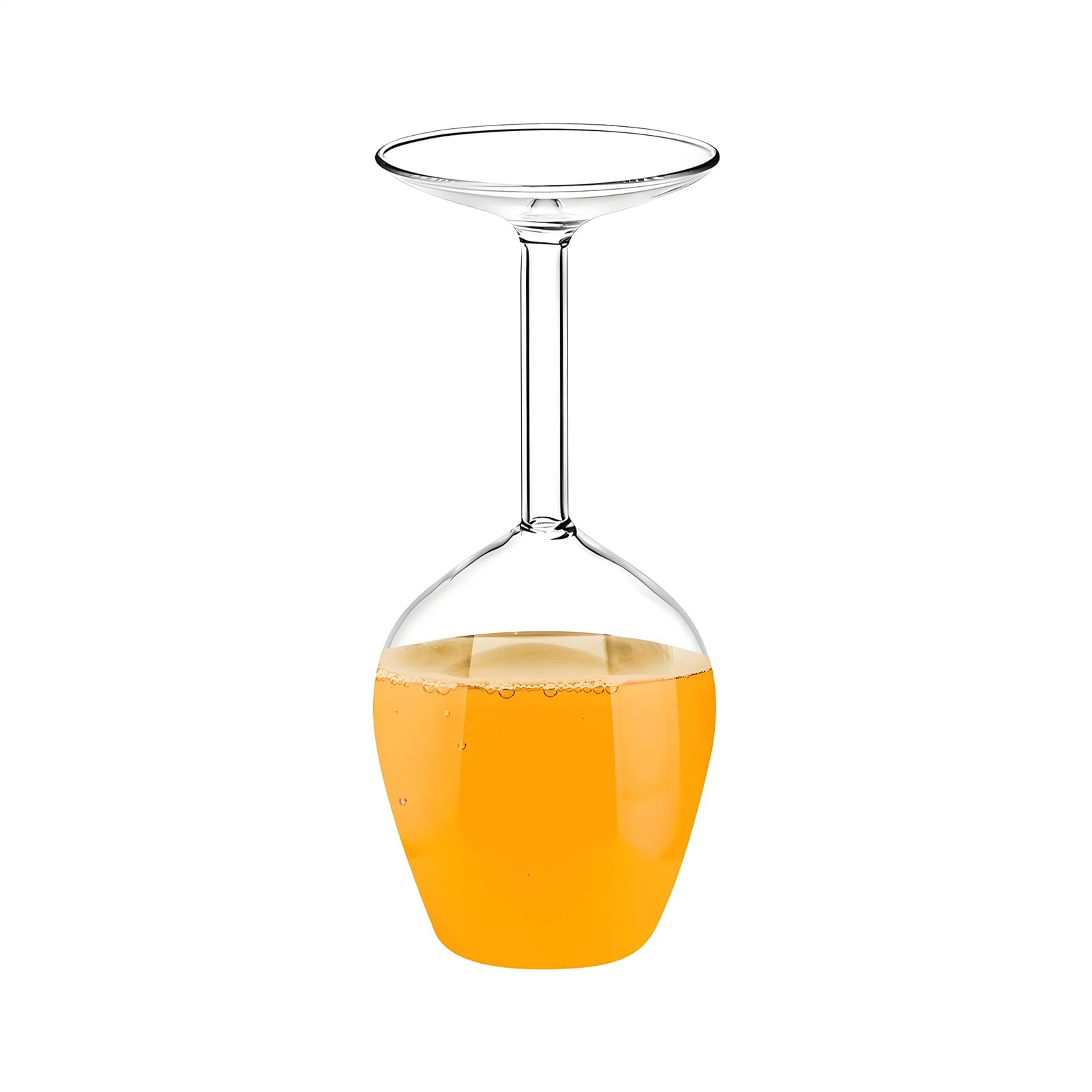 Generisch Verre à cocktail Upside Down, verre à vin retourné, verre à vin à l'envers, inversé I Inversé, pratique et résistant à la chaleur, convient pour la cuisine, le bar, la décoration