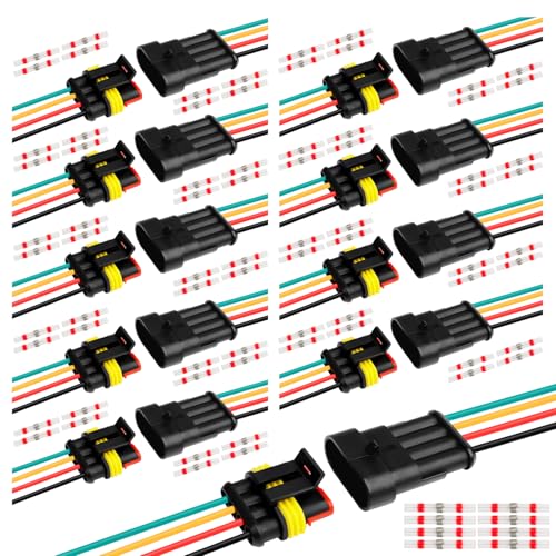 Connecteurs électriques 4 broches pour réparer un faisceau étanche défaillant