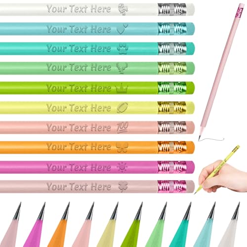 60 Lápices Personalizados Grabados con Nombre y Logo miniatura 1
