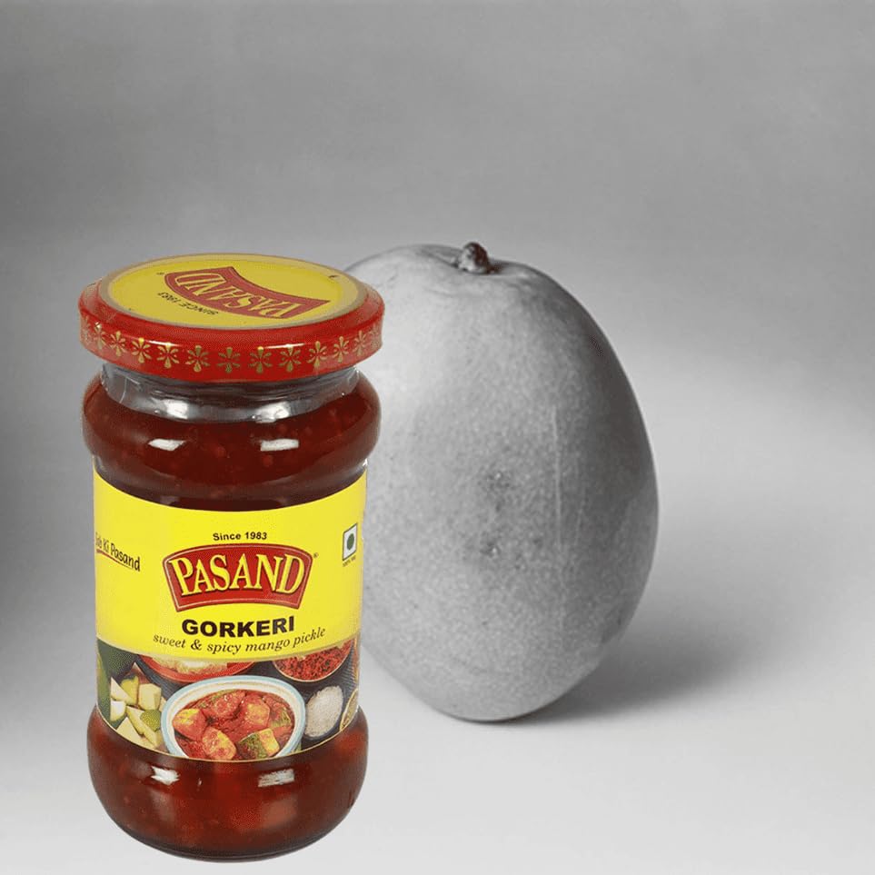 Pasand Gorkeri (sweet & spicy mango pickle) | 340 gms Glass Jar | Traditional & Home-Made Taste | Real Ingredients, 100% Vegetarian (B0DBRLQ5QB) Amazon Price History, Amazon Price Tracker