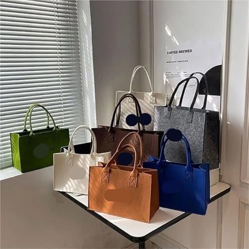 3pcs Casual Felt Tote Bag Solid Color Women Shoulder Bag Large Capacity Travel Messenger Bag Simple S/M/L Crossbody Handbag2