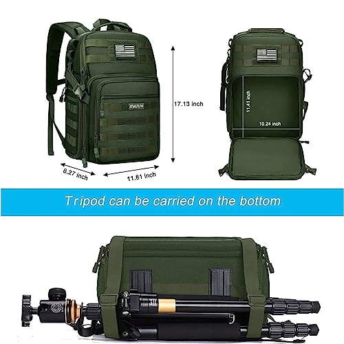 Mochila táctica para cámara MOSISO con compartimento para laptop miniatura 4