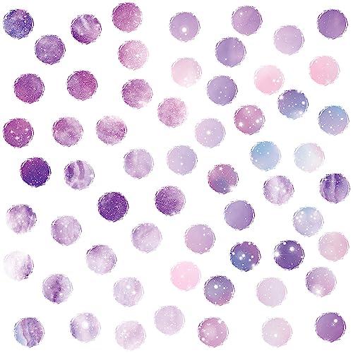 Harloon 118 Pcs Watercolor Dots Wall Art Kit Polka Dots Wall Stickers Peel And Stick Removable Wall Stickers For Nursery Wallpaper Kids Bedroom Classroom Wall Decor #TOP6