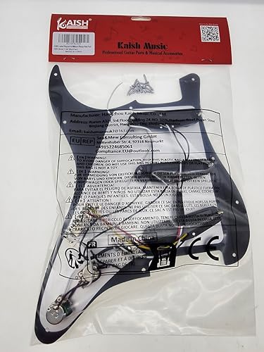 Pickguard pré-câblé KAISH avec micros Wilkinson pour un son Stratocaster transformé - 3