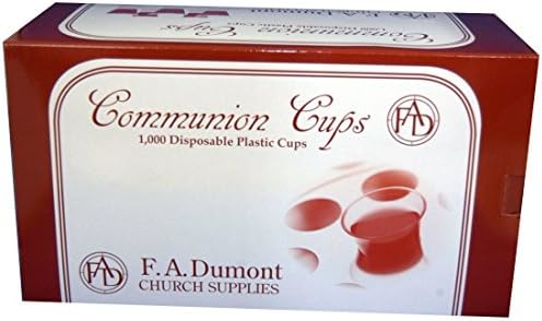 Communion Cups - Box of 1000, 1-3/8" High, Fits Standard Communion Trays