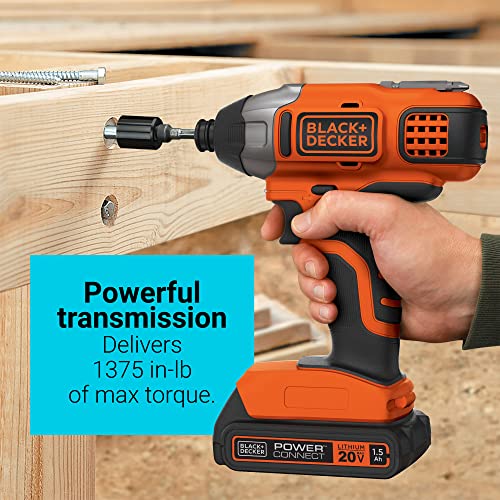 Black & Decker BDCI20B Black+Decker 20V Max* Powerconnect 1/4 Inch Cordless Impact Driver thumb #4