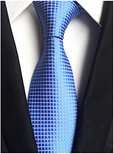 Adulove Men's Necktie Classic Silk Tie Woven Jacquard Neck Ties 6 PCS