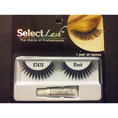Select Lash - The Choice of Professionals - 1 Pair of Black False Eye Lashes (S1) Cover