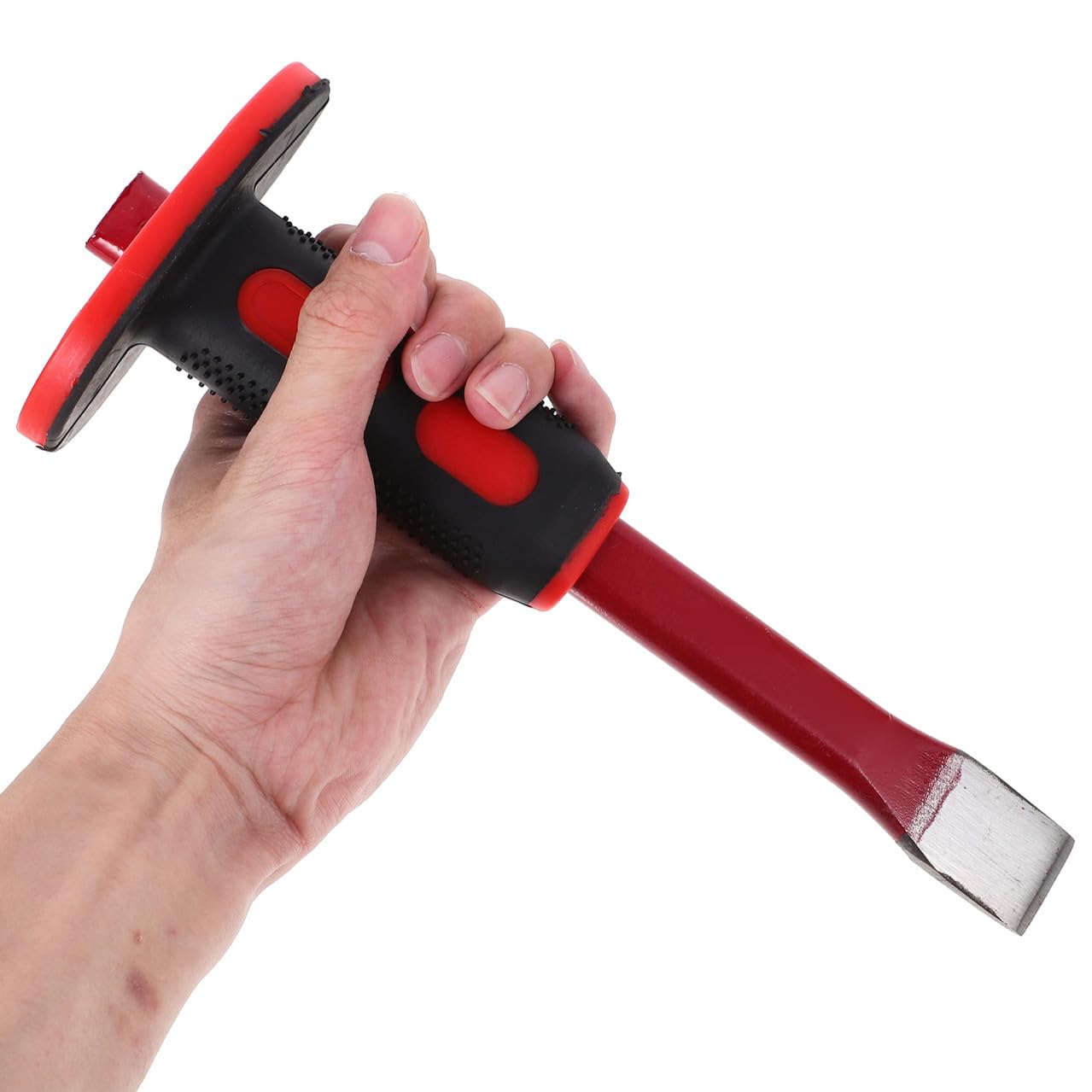 Set di Scalpelli per Muratura, Acciaio al Cromo-Vanadio con Protezione in PVC, per Incisioni Precise e Divisione di Pietra, Mattone e Calcestruzzo