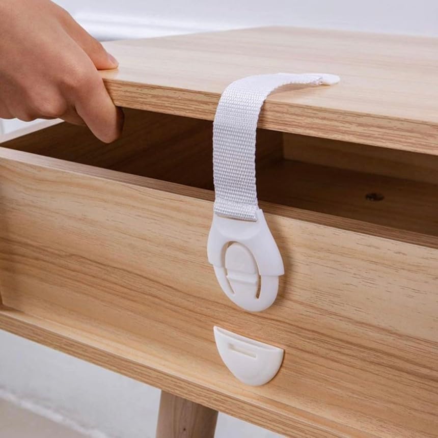 Abuy 10 Adet Bebek Çocuk Güvenlik Dolap Ve Çekmece Kilidi - Görsel 1