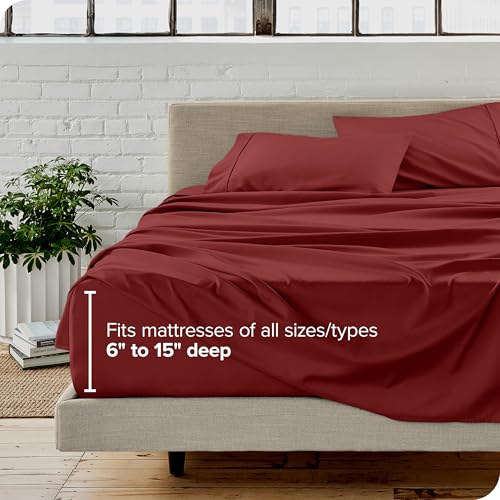 image for Bare Home Twin XL Sheet Set - 1800 Ultra-Soft Microfiber - Double Brus