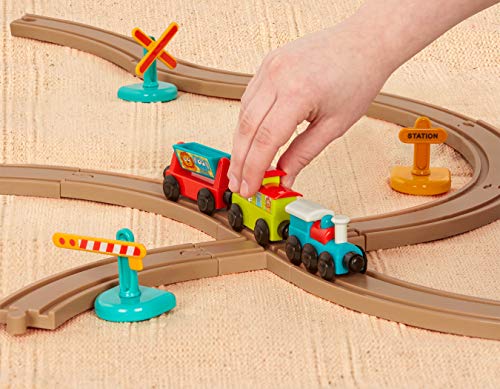 image for Battat – Train Set For Kids, Toddlers – 29 Pieces Track Set With A