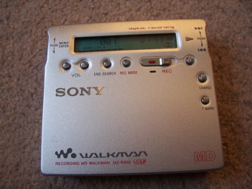 Sony MZ-R900S - Reproductor MiniDisc con función de grabación, Color Plateado
