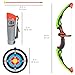 Best Choice Products Light Up Archery Toy Play Set with Suction Cup Arrows, Holder, Target, Multicolor