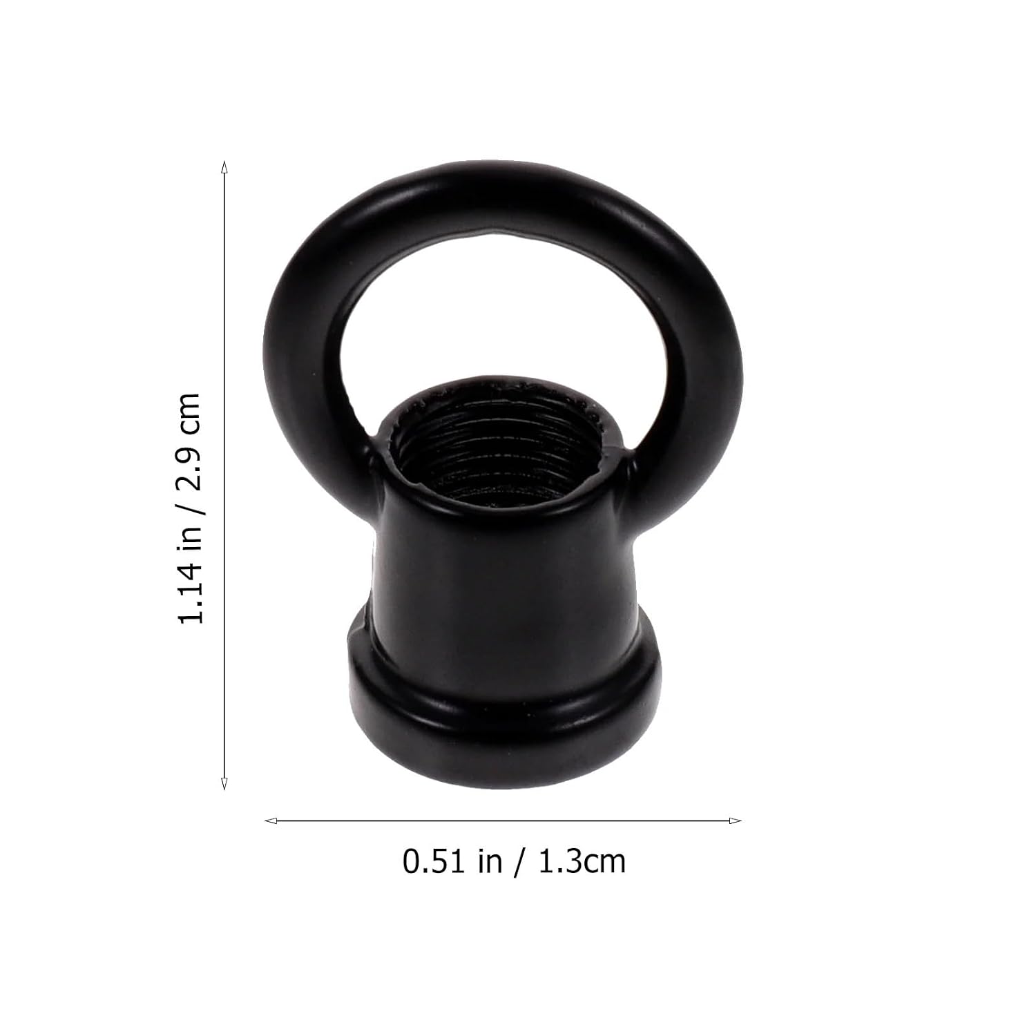 Eye Nut 100Pcs Strong Ring Plant Pendant Light Chandelier Replacement Parts Ceiling Hanging Hook for Hanging, Tie-Downs