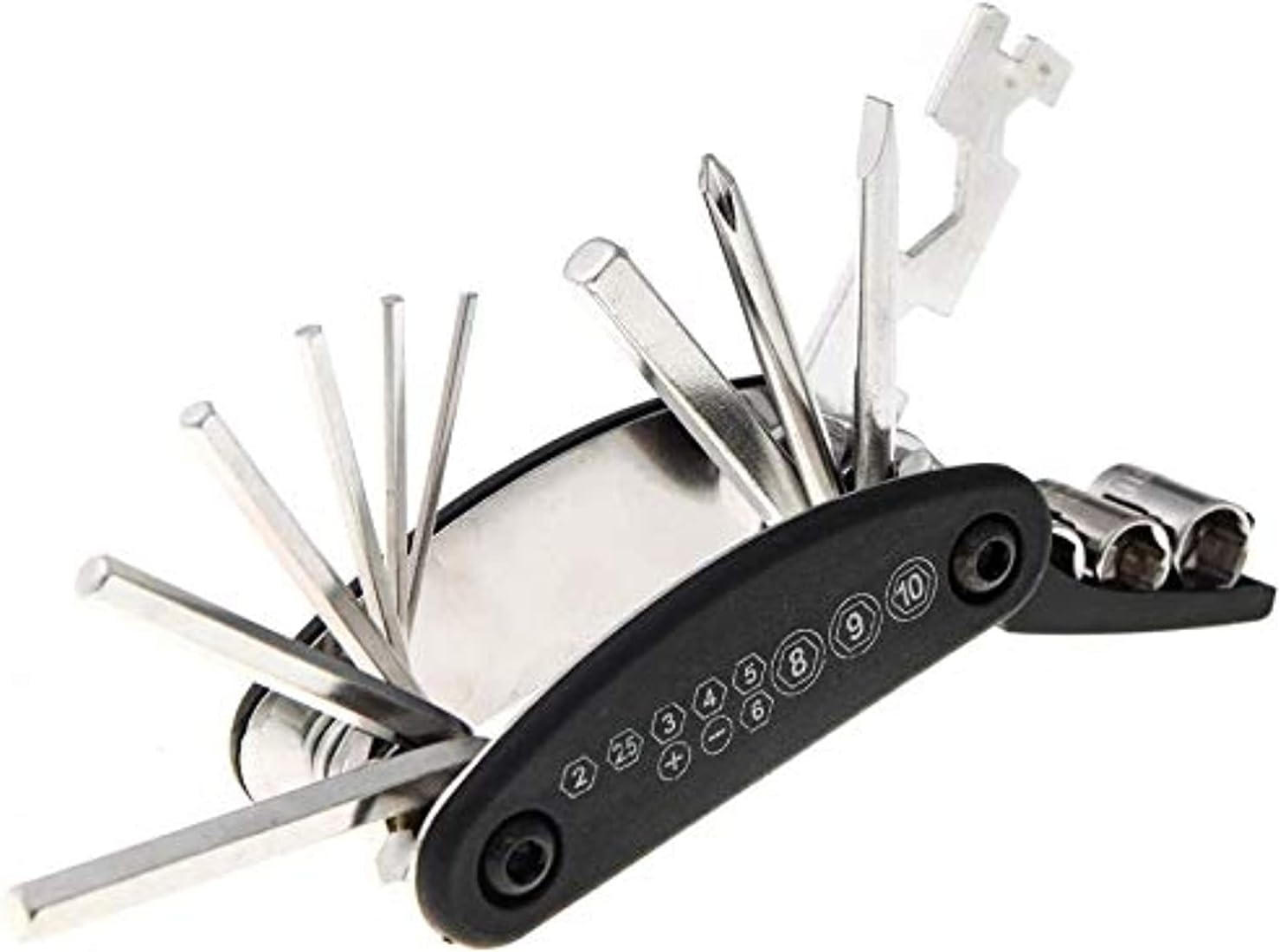 16 In 1 Mountain Bicycle Tools Set Bike Multi Repair Tool Kit Hex Spoke Wrench Cycle Screwdriver Carbon Steel