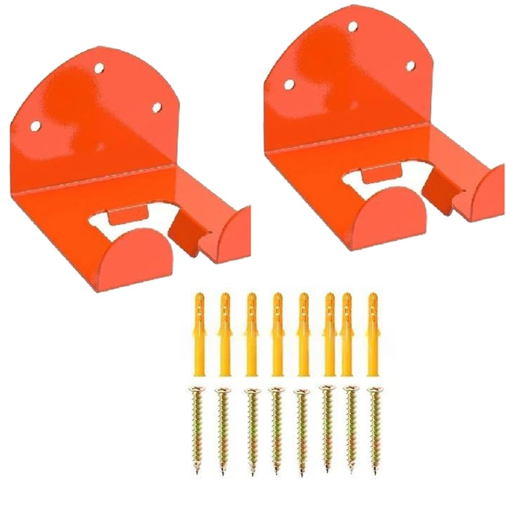 IJSDNVJNDX Weedeater Hanger Wall Mount, 2 Pack Heavy Duty Weed Eater Hanger Hooks for Garage Organization Trimmer Rack