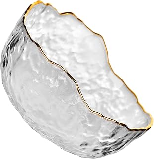 LALAFINA Manicure Bowls Glass Nail Soaking Bowl Nail Art Hand Soak Bowls Nail Soaking Tray Manicure Care Soak Bowl for Nail Art Polishing Remover