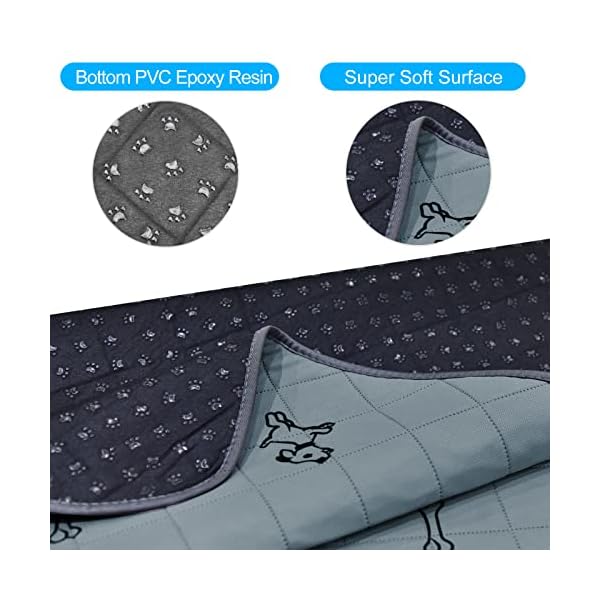 Oucles Washable Pee Pads for Dogs 70″x60″ Reusable Dog Pads Extra Large Upgrade Non-Slip Dog Pee Pads and Heavy Absorbency Puppy Pee Pads Training Mat Quick Dry Whelping Pads for Whelping, Playpen, Training, Kennel, Crate, Housebreaking, Incontinence Oucles Washable Pee Pads for Dogs 70″x60″ Reusable Dog Pads Extra Large Upgrade Non-Slip Dog Pee Pads and Heavy Absorbency Puppy Pee Pads Training Mat Quick Dry Whelping Pads for Whelping, Playpen, Training, Kennel, Crate, Housebreaking, Incontinence