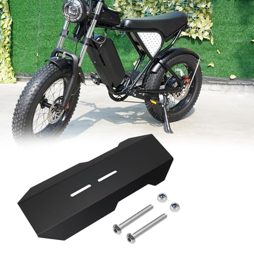 YIBEICO Upgraded Middle Fender Splash Mud Guard for Ridstar Q20/Q20 PRO/H20 PRO/H26 PRO, Thickened Steel, Black, Central Dirt Protector, Bottom Mudguard Flap, Middle Dust Cover