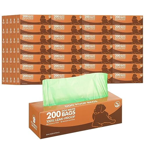 Sherr 10,000 Count Dog Waste Bags, 50 Rolls, Leak Proof