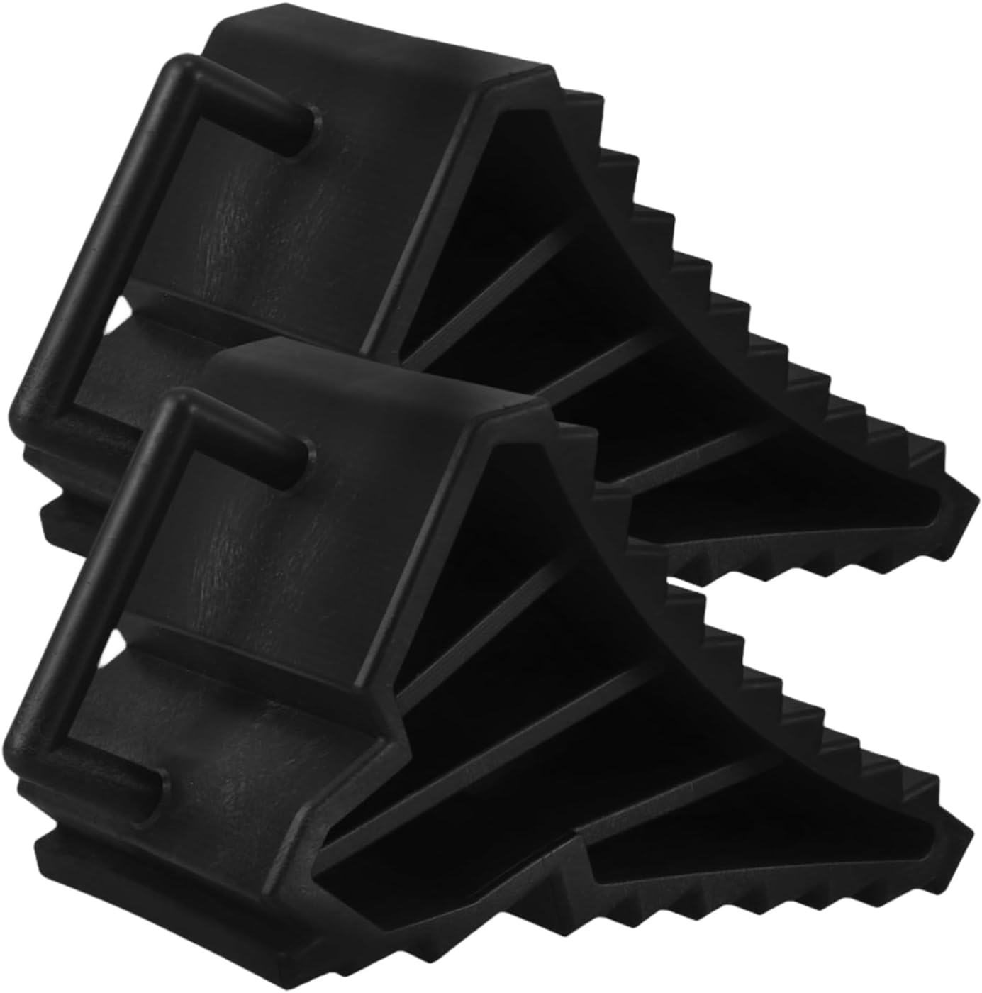 Wheel Chocks 1 Pair PP Tire Blocks for Car Tires and Trailers
