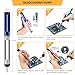 ANBES Soldering Iron Kit Electronics, 60W Adjustable Temperature Welding Tool, 5pcs Soldering Tips, Desoldering Pump, Soldering Iron Stand, Tweezers