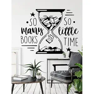 GADGETS WRAP Wall Decal Vinyl Sticker Books Quote Reading Room Library for Office Home Wall Decoration