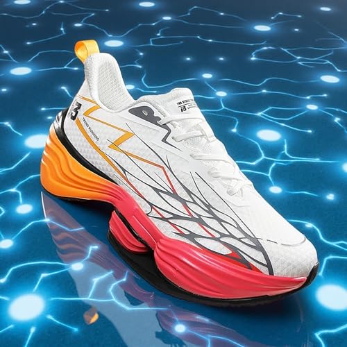 Fashion Breathable Women's Sports Road Running Shoes, Platforn Chunky Sneakers for Men Walking Footwear4