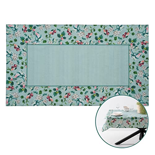 Nappe turquoise polyester 140x240 cm pour décorer vos tables d'été - 3
