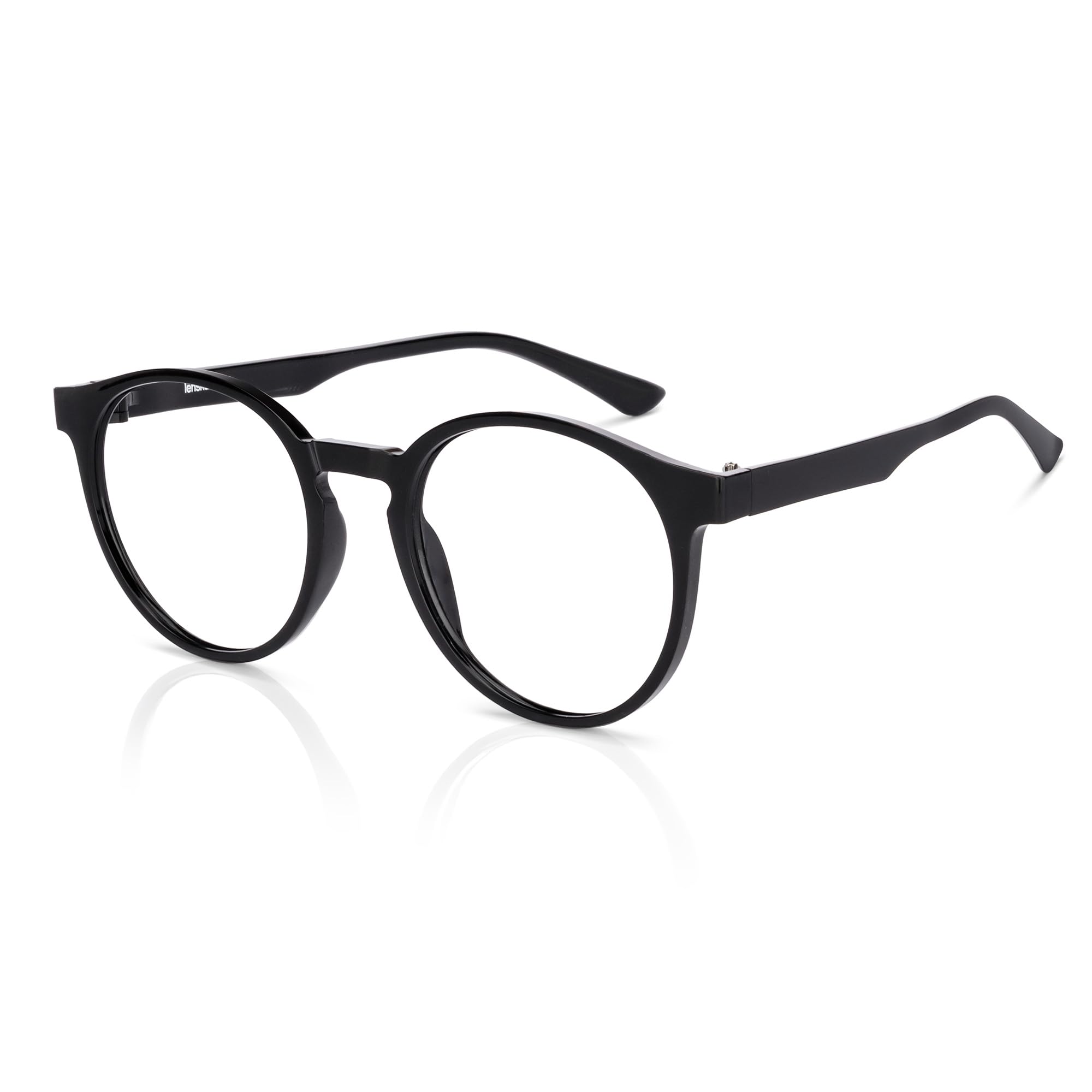 LENSKART BLU | Zero Power Blue Cut Computer Glasses | Anti Glare, Lightweight & Blocks Harmful Rays | UV Protection Specs | Green | Men & Women| LB E14453