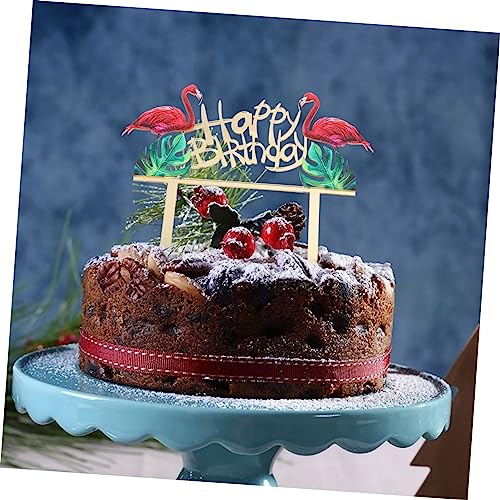 HONMEET Capacillos Para Cupcake Feliz Aniversário Bolo Cupcake Topper Cartões Picaretas De Bolo Deco