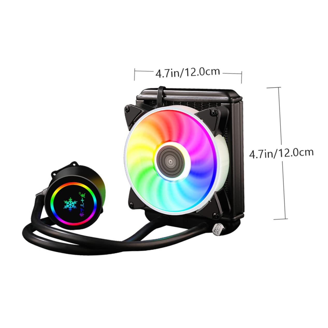 Radiatore Cpu Leggero E Compatto Accessorio Per Computer Raffreddamento Pc Ventola