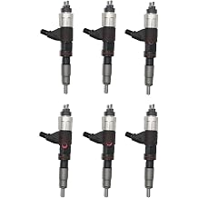 6 PCS 095000-6310 DZ100212 RE530362 095000-6311 095000-6312 Compatible For John Deere Engine New Diesel Common Rail Fuel Injector095000-6311