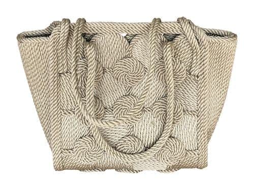 Nomadic State of MindA-Series Woven Rope Purse for Women | Handmade Shoulder Bag | Artistic One-of-a-Kind Handbag, Camel