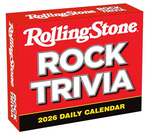 Rolling Stone Rock Trivia 2026 codzienny kalendarz biurkowy