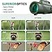 80x100 High Power Monocular Telescope, HD BAK4 Prism with Phone Adapter & Tripod, 80x Magnification for Adults, Compact Spotting Scope for Bird Watching, Hunting, Hiking, Concerts-(Black)
