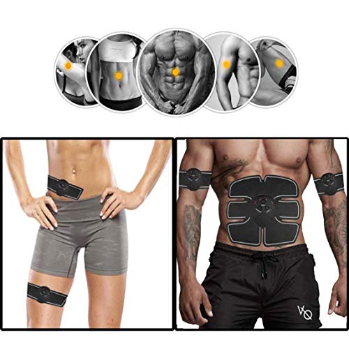 Cinto estimulador tonificador muscular para abdomen pernas e braços redutor de medidas e gordura
