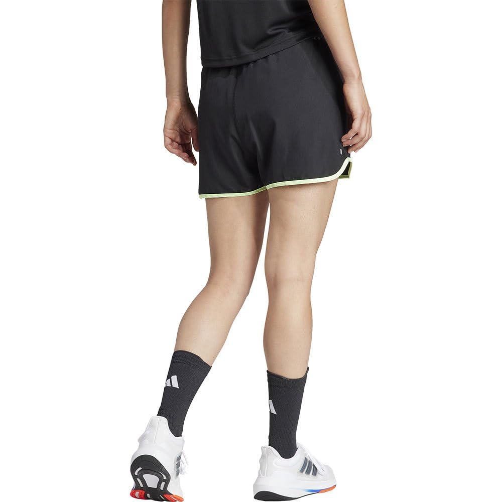 adidas Damskie szorty Run It, XL, 3 cale czarne, Czarny, XL