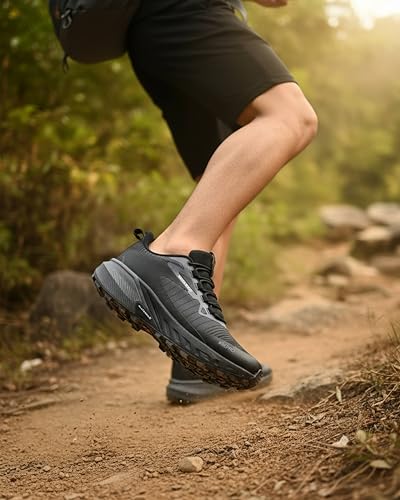 Image of Bacca Bucci TrekZON Men's Outdoor Trekking & Trail Running Shoes with AllTerraX Grip Outsole | #BePro Series