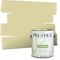 Vista 133 de PRESTIGE Pinturas de pintura exterior e imprimación en uno, 1 galón, plano, combinación comparable de Benjamin Moore* Manzanilla*