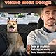 Vinstatin Hundesitzbezug mit Harter Unterseite, Hundedecke Auto Rückbank Verbreitert, Autoschondecke Hund Rücksitz Wasserdicht Kratzfest rutschfest,Seitenschutz und Sichtfenster für Pkw, LKW und SUV