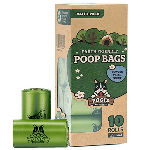 Earth-Friendly, Leak-Proof Dog Poop Bags by Pogi's - Large Size