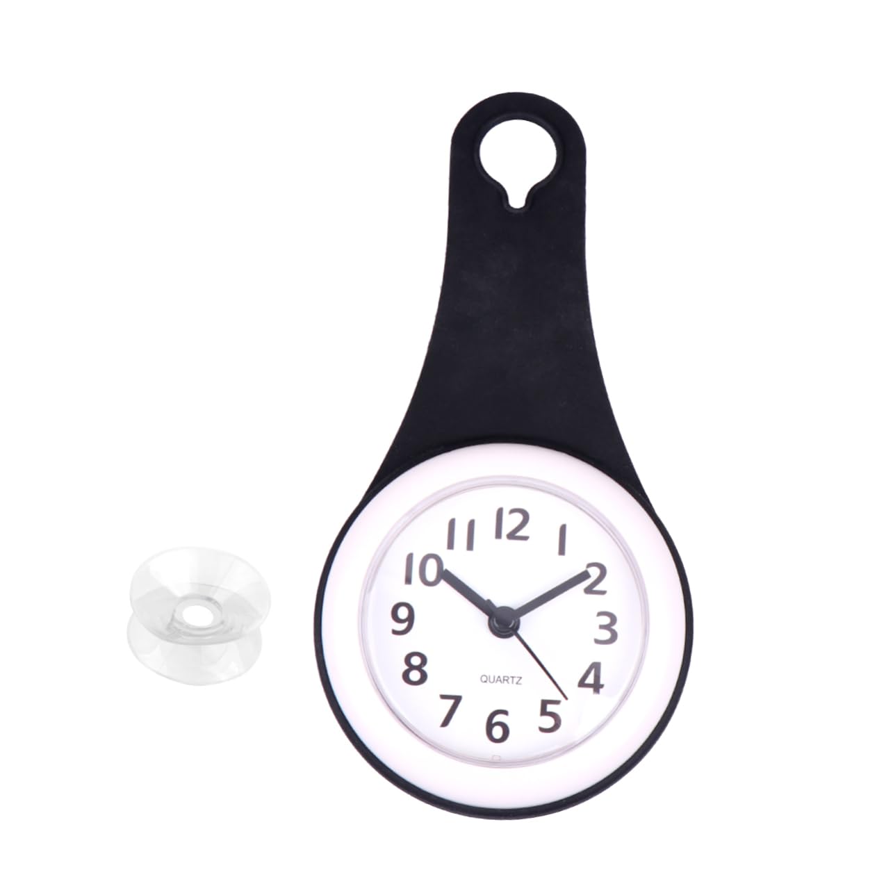 Horloge Murale Étanche Ventouses Silencieuse 21,5 CM : l'accessoire idéal de salle de bain