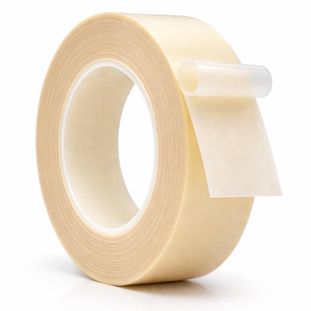 WOD SPT5A UHMW Polyethylene Transparent Film 5 Mil Slick Tape, 1.5 inch x 36 yd. Aggressive Adhesive - Squeak Reduction, Drawers, and Bearings