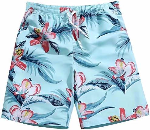 nuosife Gaily-Coloured Flower Swim Trunks