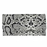 GOSTONG Snake Print PU Leather Wallet Long Money Purse Trifold Card Bag Phone Holder Snap Wallets...
