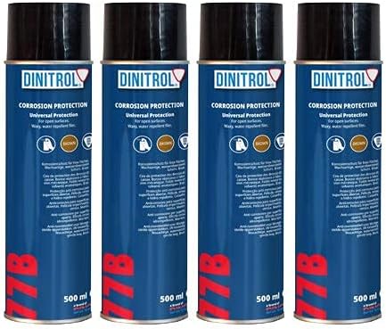 DINITROL 77B CAVITY WAX (LIGHT BROWN) 500ml x 4